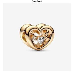 Pandora Shine Radiant Heart & Floating Stone Charm